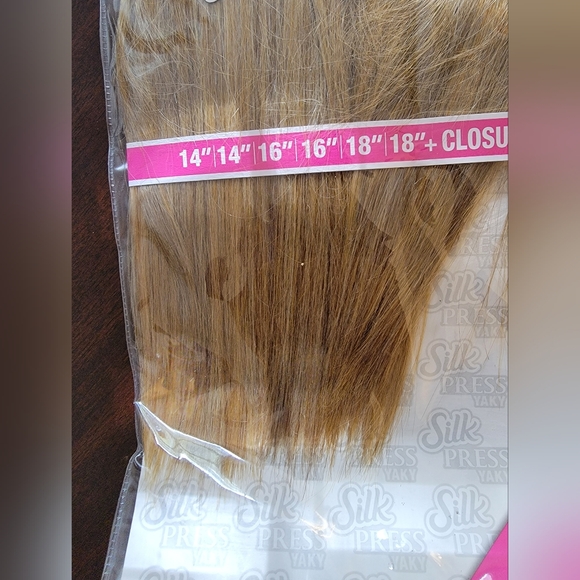 Que Mastermix Malaysian Silk Press Yaki 7PCS - Color: OT ASH BLOND - Picture 5 of 10